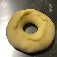 #金龙鱼精英100%烘焙大师赛-爱好组高筋#土豆鸡肉面包圈的做法图解11