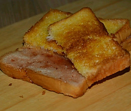 香酥黄油脆面包片——剩面包做美食的做法
