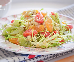 #餐桌上的春日限定#减脂餐～黎麦蔬果沙拉的做法