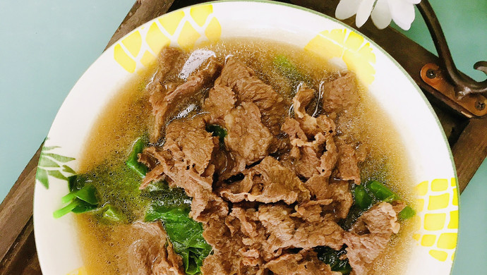 木耳菜牛肉汤