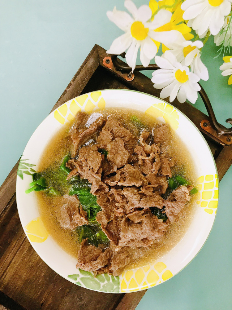 木耳菜牛肉汤的做法