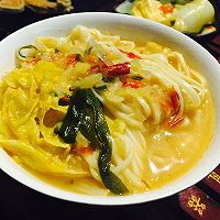 韩式泡菜面条汤的做法图解4