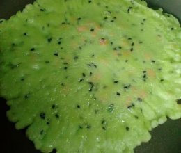 青汁煎饼的做法