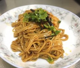 葱油拌面的做法