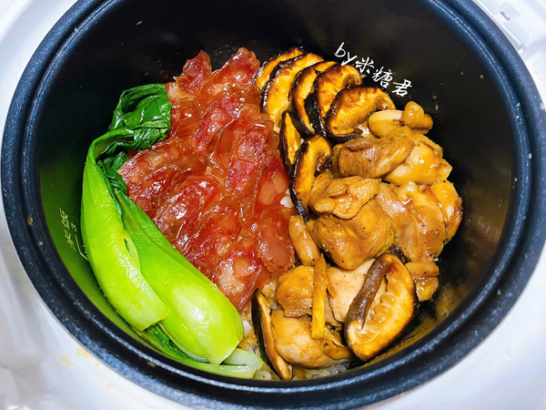 双拼煲仔饭，电饭煲懒人料理