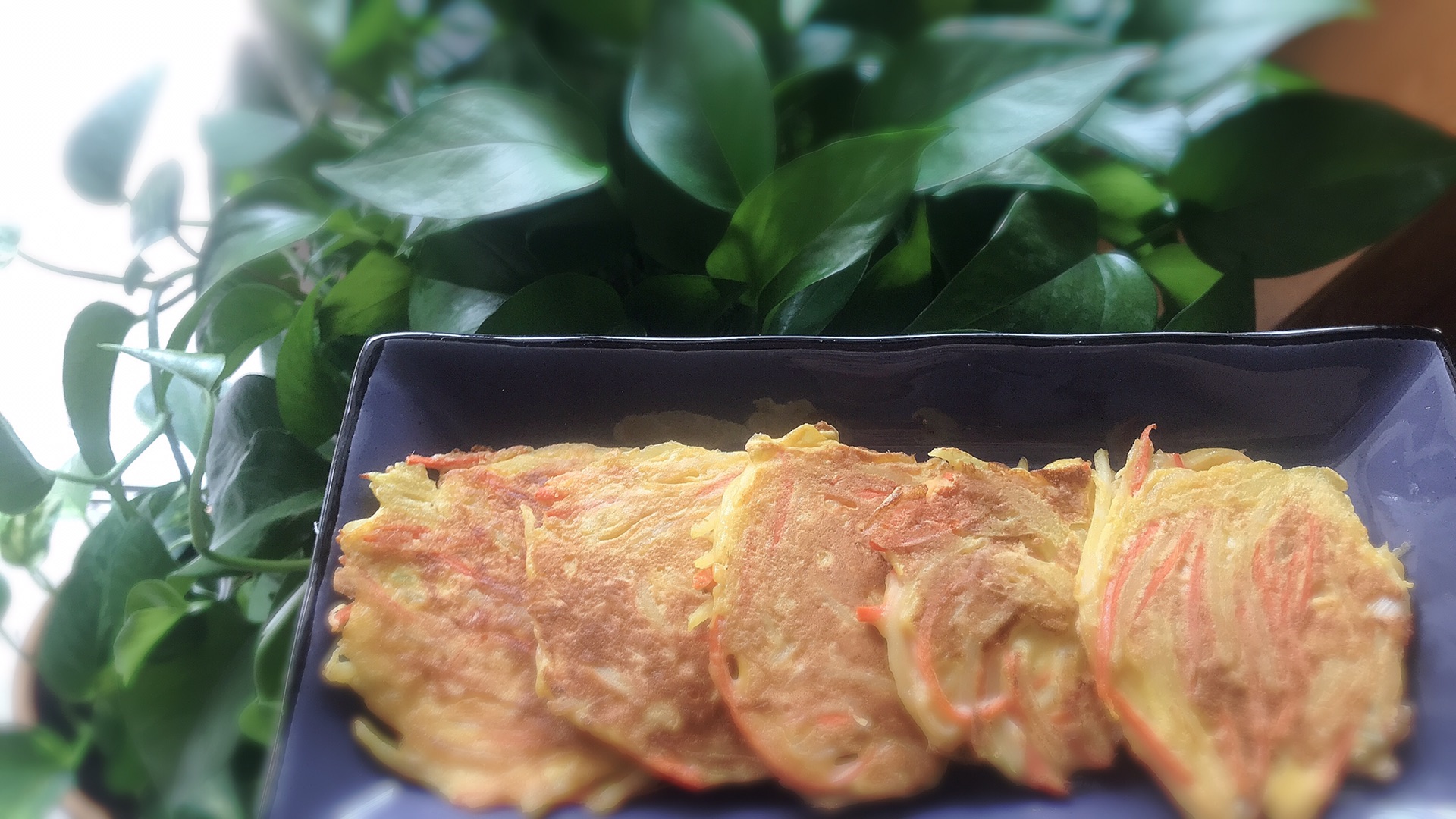 Delicious invincible vegetarian pancake
