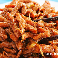京酱肉丝￨酱香浓郁肉丝滑嫩的做法图解8