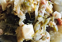 酸菜白肉炖大骨的做法