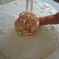 母亲节康乃馨蛋糕的做法图解7