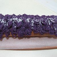 紫薯戚风蛋糕卷#东菱魔法云面包机#的做法图解23