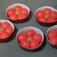 #新年好食，只炼好事#新年送你一朵小红花｜恋恋花朵面包的做法图解12