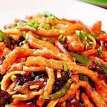鱼香肉丝配米饭 鱼与熊掌兼得