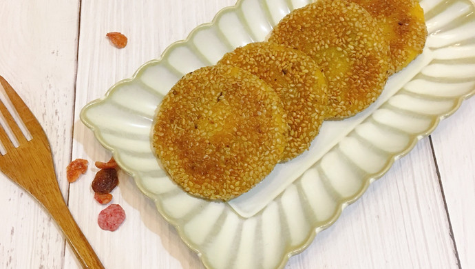 用味道开启童年时光机---回味无穷的豆沙南瓜饼