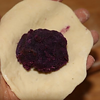 奶香紫薯饼的做法图解6