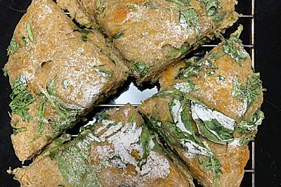 烘培小白也能做的营养减脂早餐-菠菜南瓜丹波面包