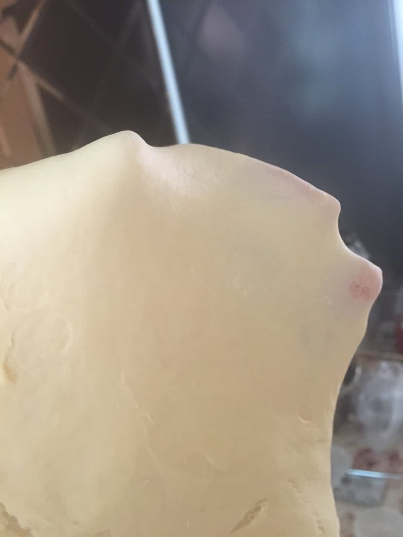 蜂蜜小面包（手揉面团）的做法图解2