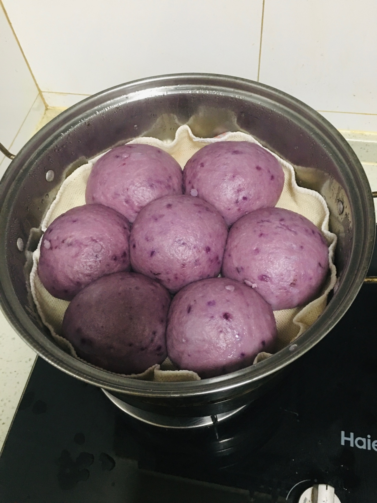 【紫薯玫瑰花馒头】云缥缈_下厨房