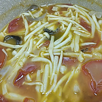 #美味开学季#鸡针菇西红柿汤的做法图解8