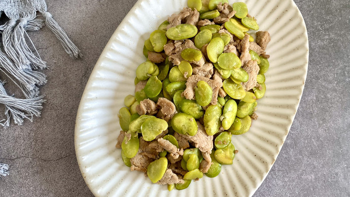 蚕豆炒肉