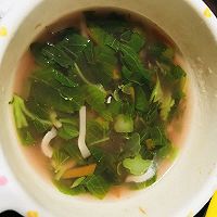 西兰花香菇胡萝卜鳕鱼饭➕红米苋汤的做法图解11