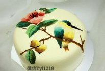 yi依刺绣蛋糕的做法