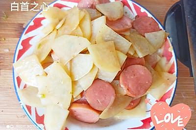 白首之心—土豆脆皮肠（简单入手）