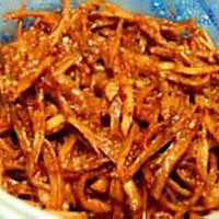 香爆鱿鱼丝的做法图解2