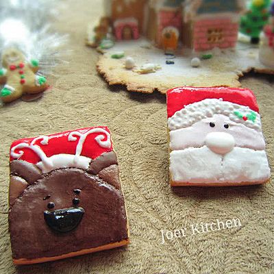 圣诞卡通饼干