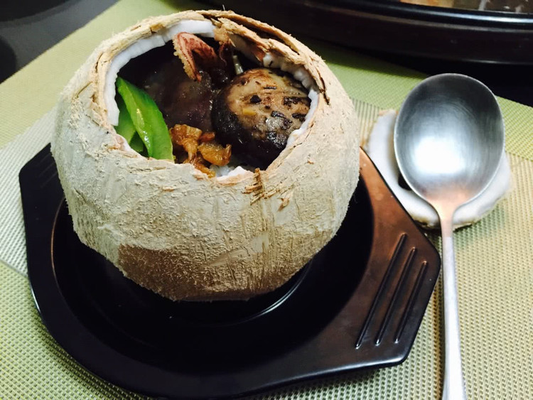 腊味椰子饭的做法