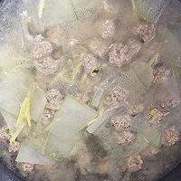 冬瓜汆丸子的做法图解6