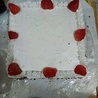 送老爸的巧克力草莓蛋糕的做法图解12