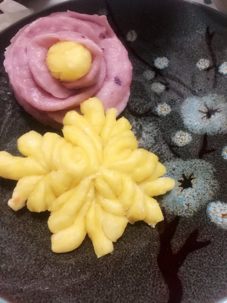 花开灿烂玫瑰花馒头的做法图解15