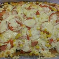 『pizza系列』火腿披萨的做法图解4