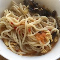 西红柿打卤面的做法图解12