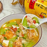 #向往的生活 就是外婆乡#荷包蛋虾滑一锅鲜的做法图解5