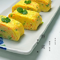 小银鱼胡萝卜香葱厚蛋烧的做法图解10
