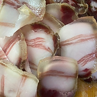 腊肉炒大蒜的做法图解3