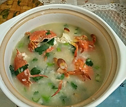 蛤蜊肉螃蟹粥的做法