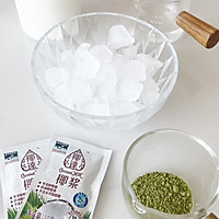 抹茶生椰｜生椰抹茶｜夏日饮品的做法图解1