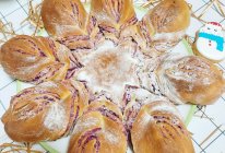 紫薯雪❄️花面包的做法