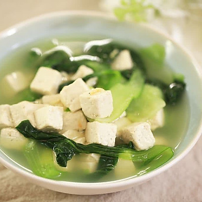 青菜豆腐汤-迷迭香