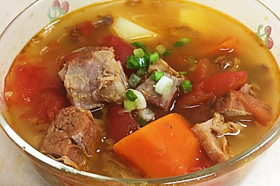 电饭煲西红柿牛腩炖土豆