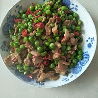 碗豆炒肉的做法图解6