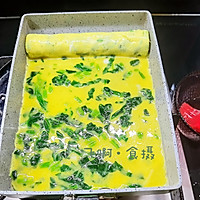#321沙拉日#可甜可盐波菜厚蛋烧的做法图解7
