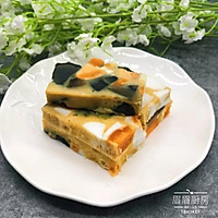 三色蒸蛋的做法图解7