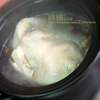 淮山野菌整鸡汤