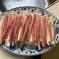 蒜蓉火腿金针菇的做法图解3