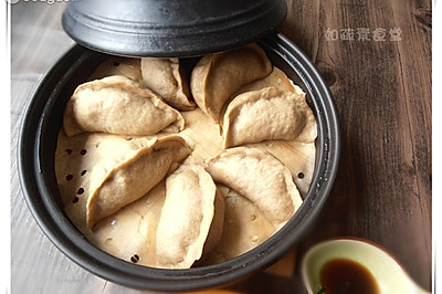 荞面荠菜豆渣包