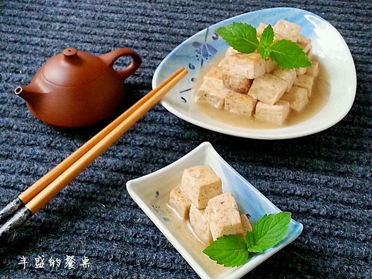 雀舌（绿茶）豆腐的做法