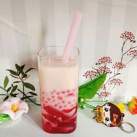 火龙果奶茶冻的做法图解22